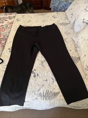 Alfani Black Dress Pants - Women's Ankle-Length Tummy Control, Slim